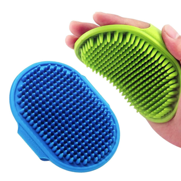 Pet Shampoo Bath Massage Rubber Comb
