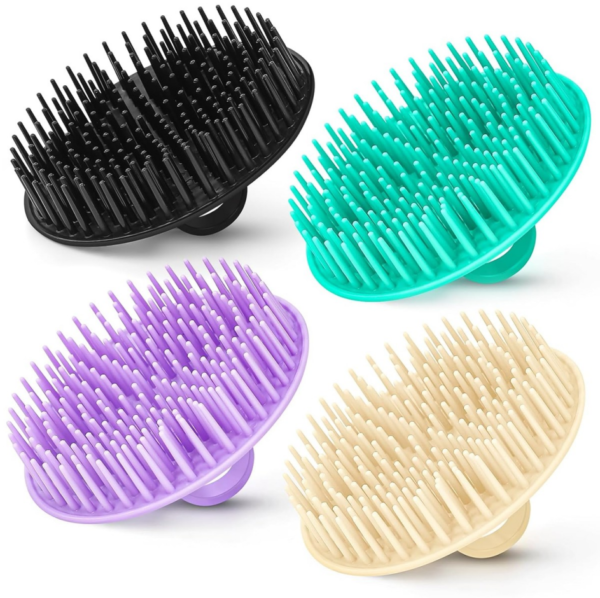 4-Piece Dandruff Removal and Cleaning Brush