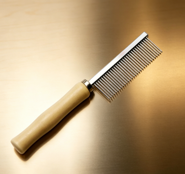 Wooden Handle Pet Grooming Comb