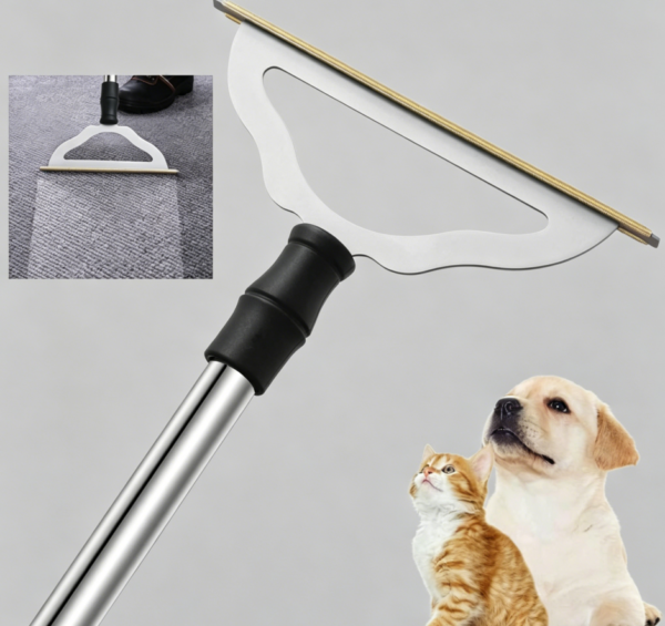 Long-Handle Carpet Hair Removal Tool